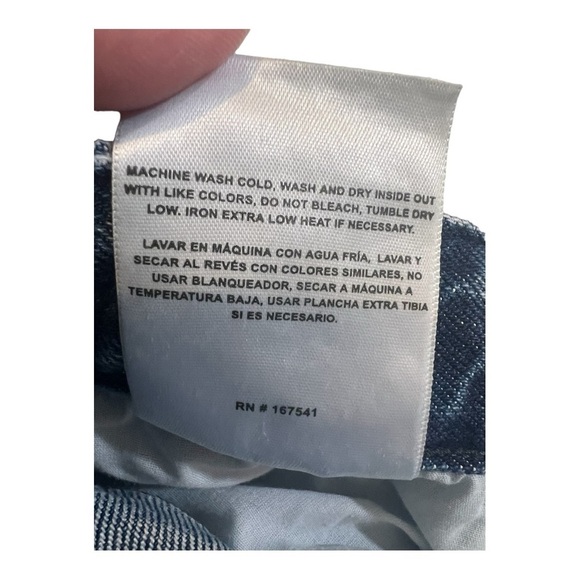 AG by Daily Blue Lynn Exposed Stitching Dark Wash Skirt Champlain Wash NEW - Picture 13 of 16